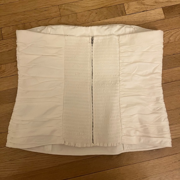 New Reformation Orion White Top Size 12 - Picture 3 of 4